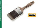 An image of the Corona Ontario Red-Gold Nylon/Polyester Paint Brush 18562 showcasing its sleek design and high-quality bristles.