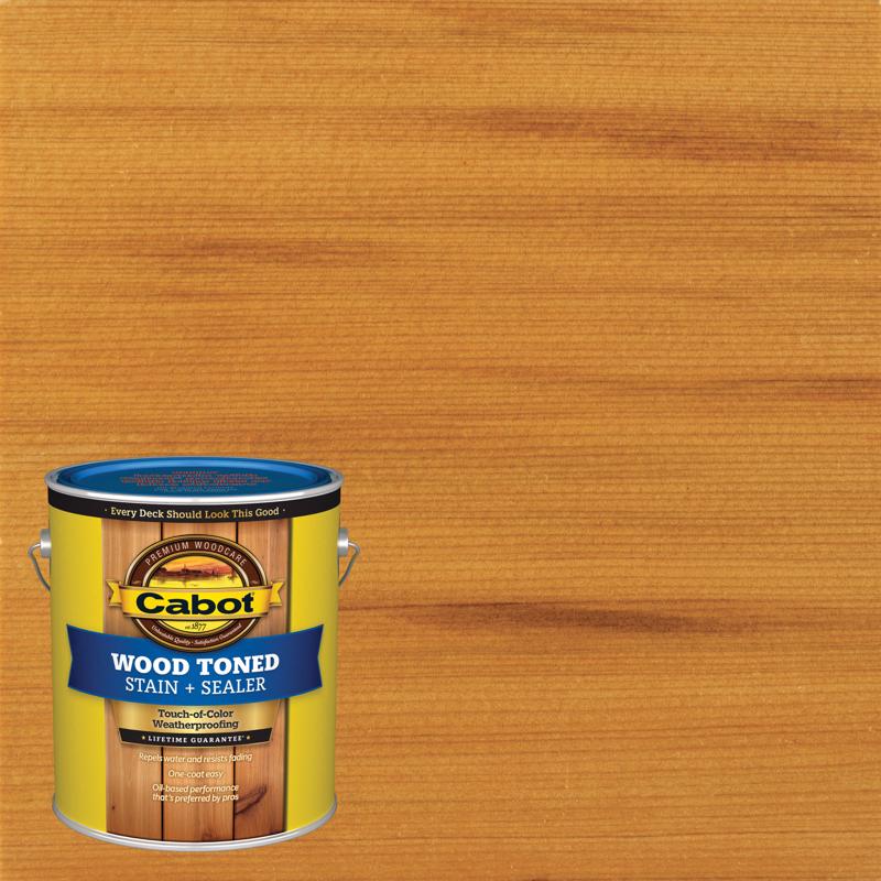 Cabot Wood Toned Deck & Siding Stain - VOC Water Reducible Oil Modified Resin Cedar Gallon