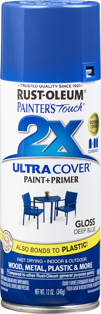 Rust-Oleum Painters Touch Spray Paint Gloss Deep Blue