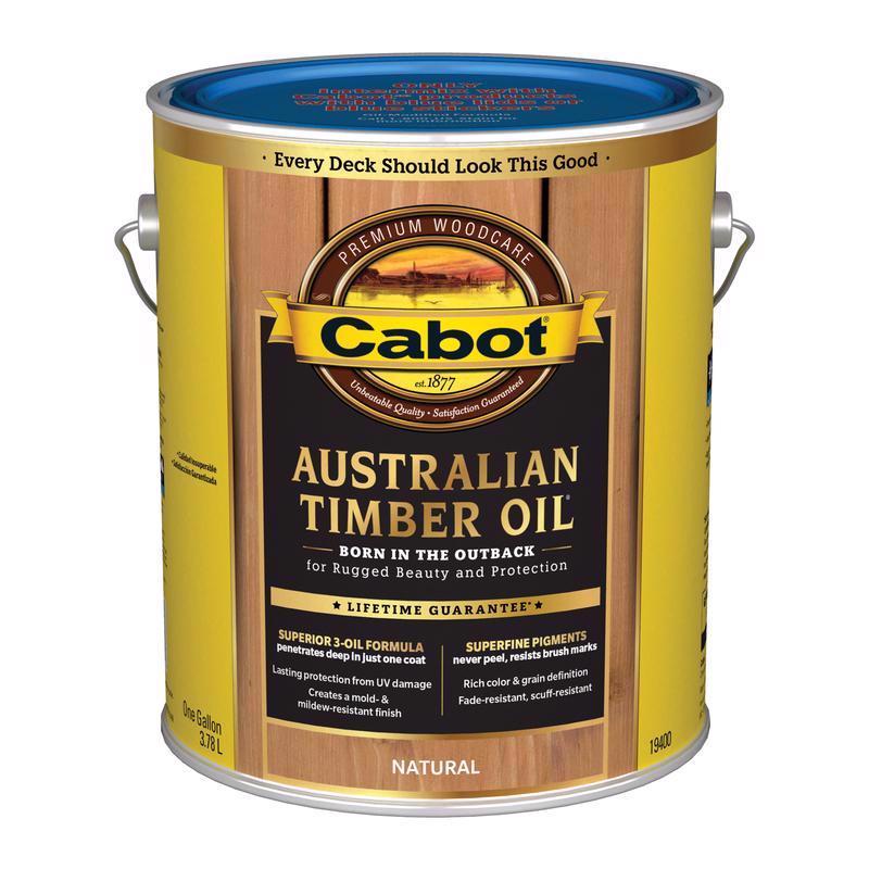 Cabot Australian Timber Oil - VOC Water Reducible Oil Modified Resin Natural Gallon