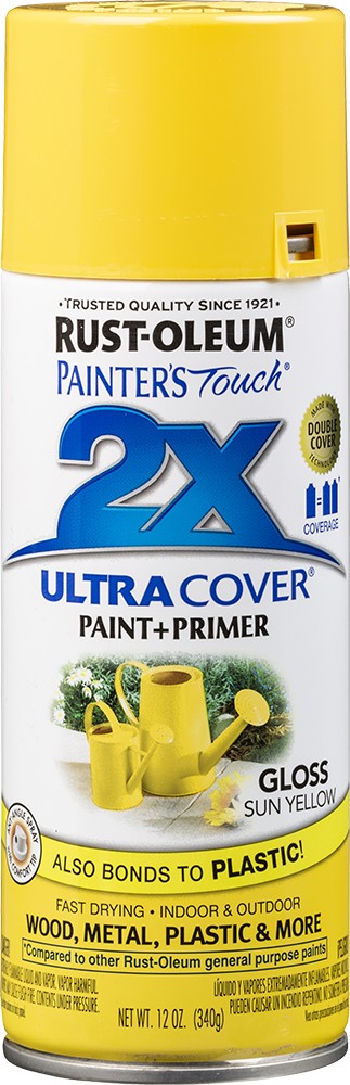 Rust-Oleum Painters Touch Spray Paint Gloss Sun Yellow