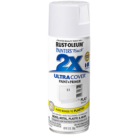 Rust-Oleum Painters Touch Spray Paint Flat White