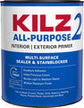 Kilz 2 All Purpose Interior Exterior Primer Quart Can
