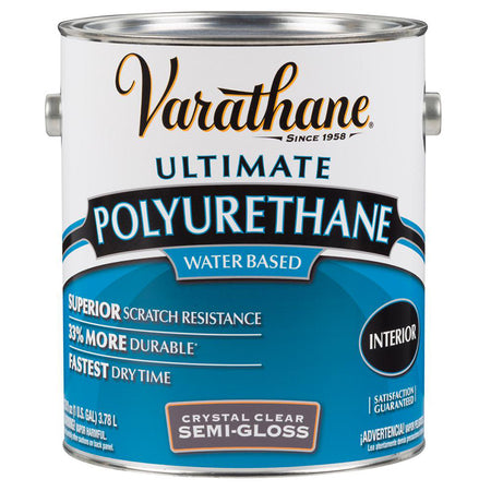 Varathane Crystal Clear Water-Based Polyurethane Semi-Gloss Gallon