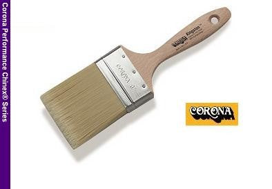 The image shows the Corona Kingston Performance Chinex Paint Brush 20060. Its sleek design features a comfortable handle with a metallic ferrule holding the bristles securely in place.