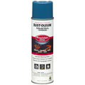 Rust-Oleum Industrial Choice M1800 System Water-Based Precision Line Marking Paint Caution Blue