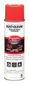 Rust-Oleum Industrial Choice M1800 System Water-Based Precision Line Marking Paint Fluorescent Red Orange