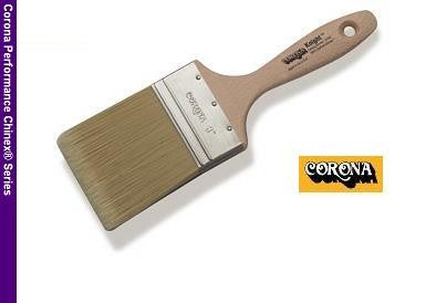 Corona Knight Performance Chinex paint brush with 100% DuPont™ Chinex® tapered synthetic filament.