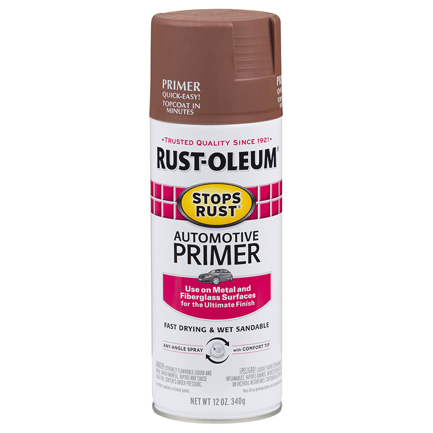 Rust-Oleum Stops Rust Automotive Primer Spray Flat Red