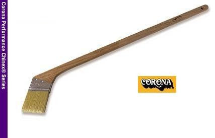 The image depicts the Corona Lightning Performance Chinex Paint Brush 20990 with its sleek handle and bristles made from DuPont™ Chinex® tapered synthetic filament.