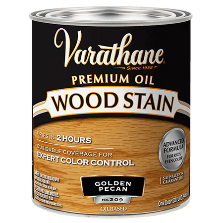Varathane Premium Wood Stain Quart Golden Pecan