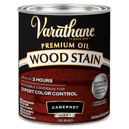 Varathane Premium Wood Stain Quart Cabernet