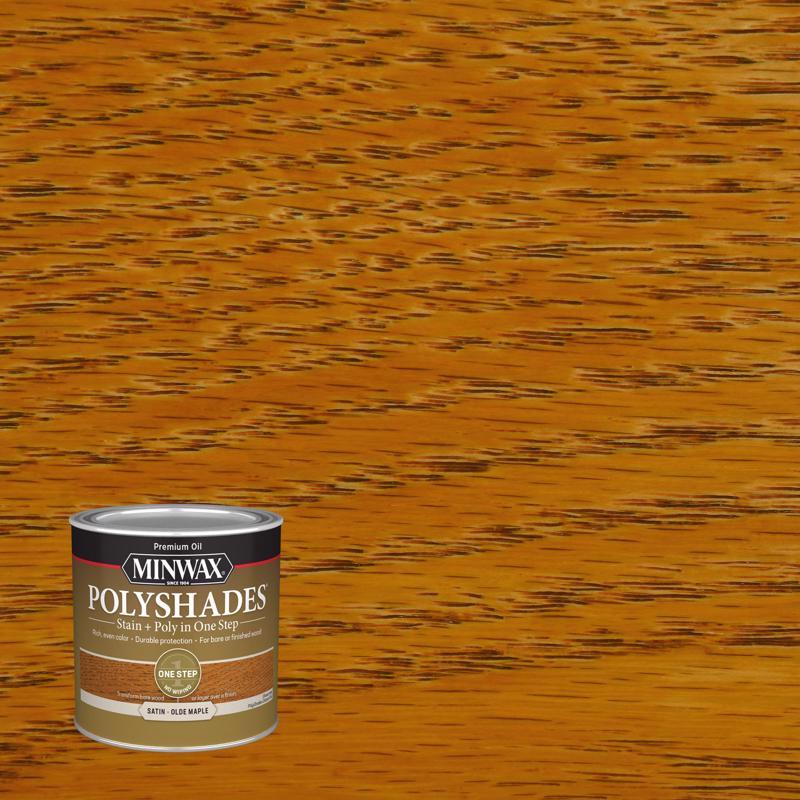 Minwax PolyShades Satin 1/2 Pint Olde Maple