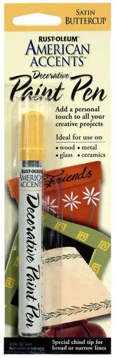 Rust-Oleum American Accents Decorative Paint Pen Satin Buttercup