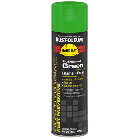 Rust-Oleum High Performance V2100 System Enamel Spray Paint Fluorescent Green