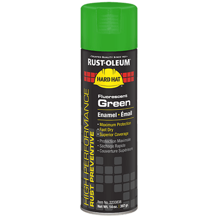 Rust-Oleum High Performance V2100 System Enamel Spray Paint Fluorescent Green