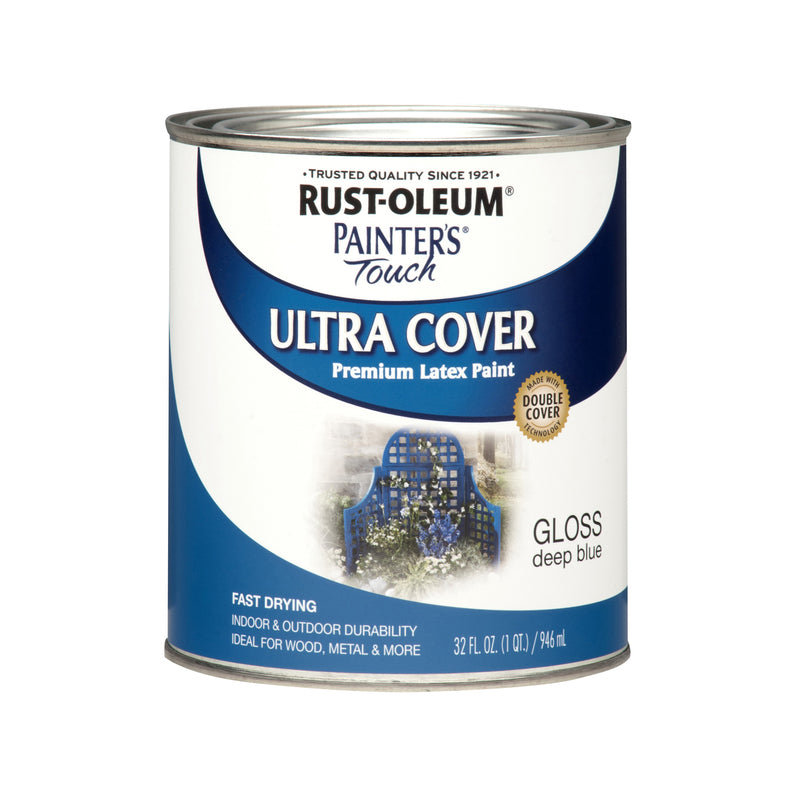 Rust-Oleum Painters Touch Ultra Cover Quart Gloss Deep Blue