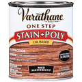 Varathane One Step Stain & Polyurethane Oil Based Quart Red Mahogany