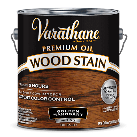 Varathane Premium Wood Stain Gallon Golden Mahogany
