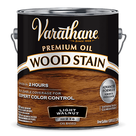 Varathane Premium Wood Stain Gallon Light Walnut