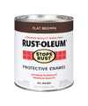 Rust-Oleum Stops Rust Quart Flat Brown