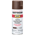 Rust-Oleum Stops Rust Satin Enamel Spray Paint Dark Brown