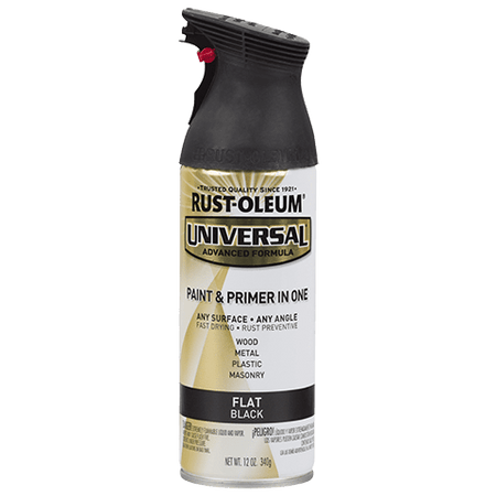 Rust-Oleum Universal Spray Paint Flat Black