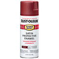Rust-Oleum Stops Rust Satin Enamel Spray Paint Cranberry