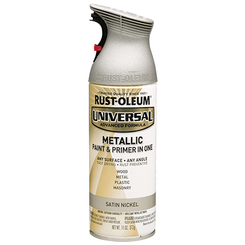 Rust-Oleum Universal Metallic Spray Paint Satin Nickel