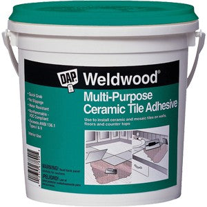 DAP Weldwood Multi-Purpose Ceramic Tile Adhesive Gallon Tub