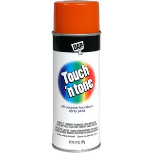 Derusto 10 Oz Touch 'n Tone Spray Paint Gloss Orange