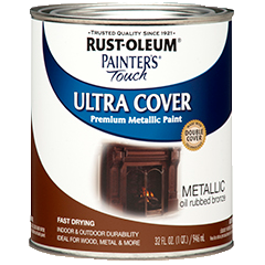 Rust-Oleum Painters Touch Ultra Cover Metallic Quart Metallic Oil Rubbed Bronze