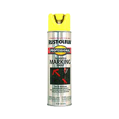 Rust-Oleum Professional Inverted Marking Paint Spray Caution Yellow