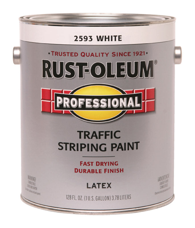 Rust-Oleum Professional Traffic Striping Paint Gallon White
