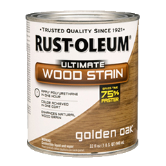 Rust-Oleum Wood Care Wood Care Ultimate Wood Stain Quart Golden Oak
