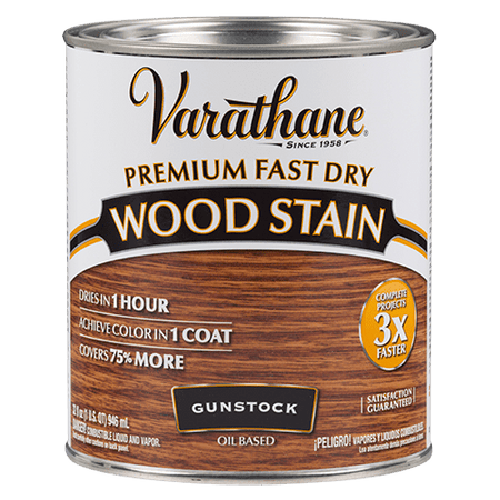 Varathane Premium Fast Dry Wood Stain Quart Gunstock