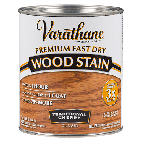 Varathane Premium Fast Dry Wood Stain Quart Traditional Cherry