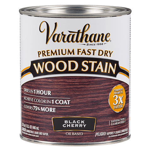 Varathane Premium Fast Dry Wood Stain Quart Black Cherry