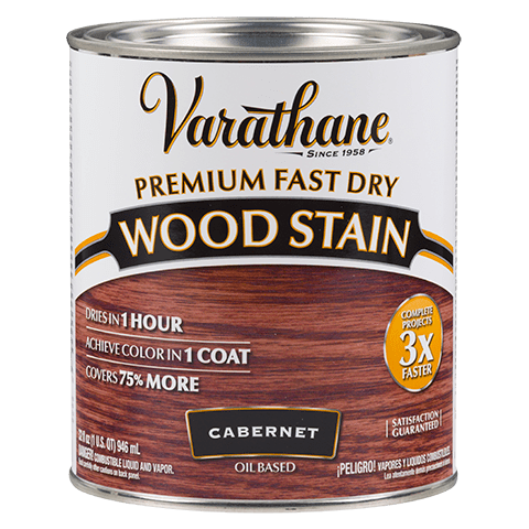 Varathane Premium Fast Dry Wood Stain Quart Cabernet