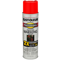 Rust-Oleum Professional 2X Distance Marking Paint Spray Fluorescent Red-Orange