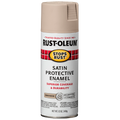 Rust-Oleum Stops Rust Satin Enamel Spray Paint French Beige