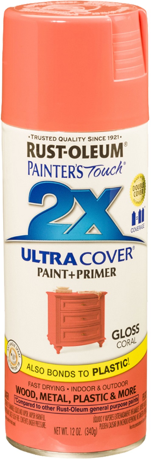 Rust-Oleum Painters Touch Spray Paint Gloss Coral