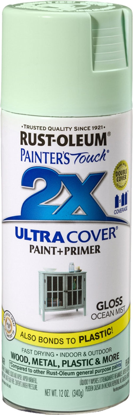 Rust-Oleum Painters Touch Spray Paint Gloss Ocean Mist