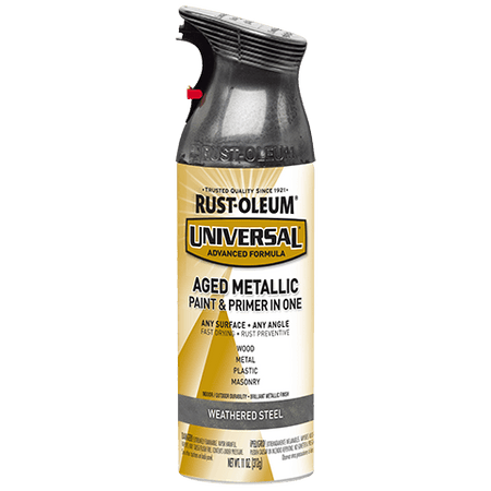 Rust-Oleum Universal Metallic Spray Paint Weathered Steel