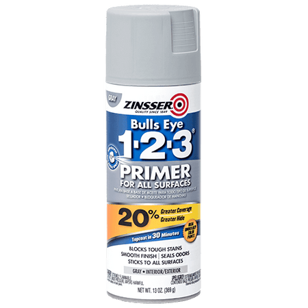 Zinsser Bulls Eye 1-2-3 Gray Primer Spray