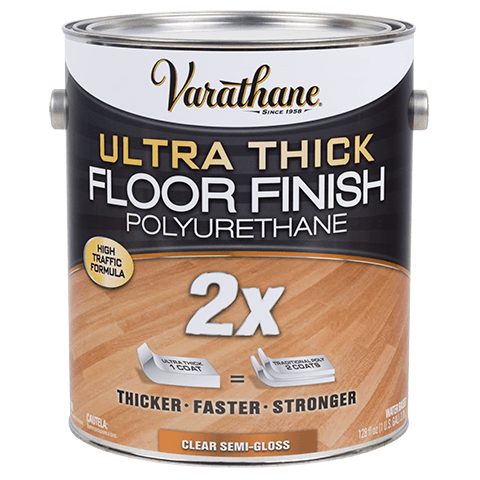 Varathane Ultra Thick Floor Finish Gallon Clear Semi-Gloss
