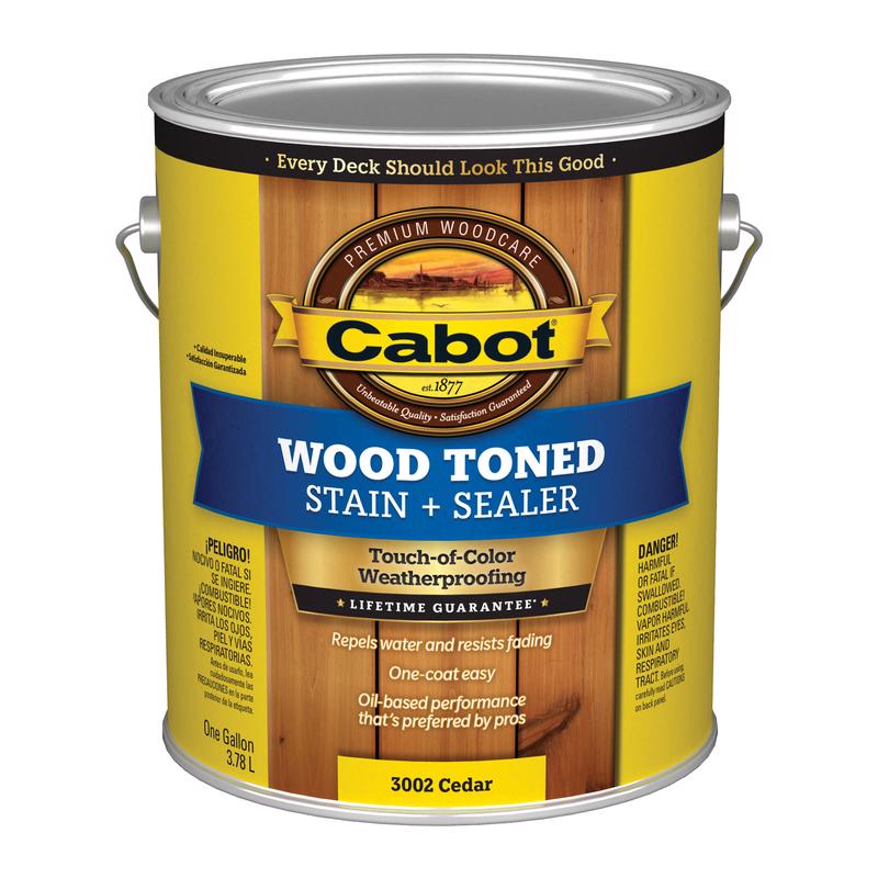 Cabot Wood Toned Deck & Siding Stain Gallon Cedar