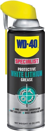 WD-40 10 Oz Specialist White Lithium Grease Spray 300240