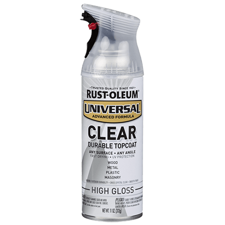 Rust-Oleum Universal Clear Topcoat Spray High Gloss
