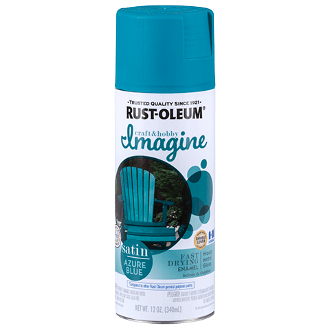 Rust-Oleum Imagine Satin Spray Paint Azure Blue